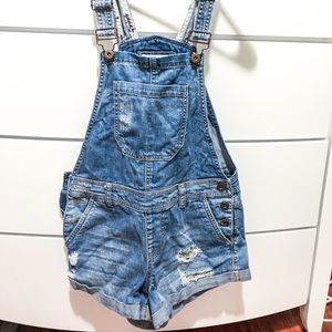 Denim Overalls